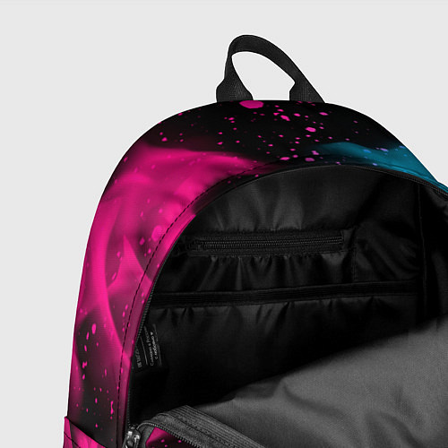Рюкзак Danganronpa - neon gradient: символ, надпись / 3D-принт – фото 4