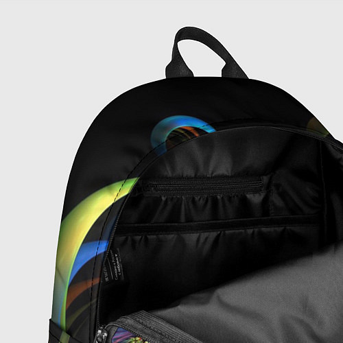 Рюкзак Необычный абстрактный узор / 3D-принт – фото 4