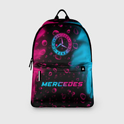 Рюкзак Mercedes - neon gradient: символ, надпись, цвет: 3D-принт — фото 2