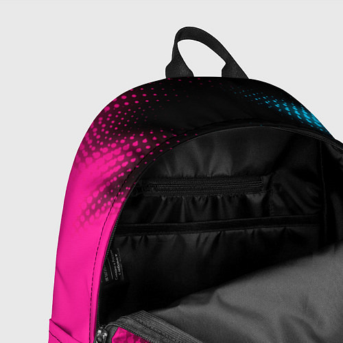 Рюкзак Ford - neon gradient: символ, надпись / 3D-принт – фото 4