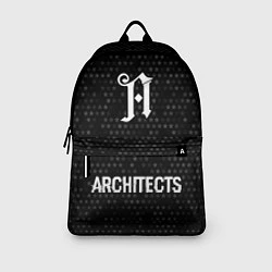 Рюкзак Architects glitch на темном фоне: символ, надпись, цвет: 3D-принт — фото 2