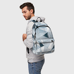 Рюкзак Множество треугольников - Абстрактная броня, цвет: 3D-принт — фото 2