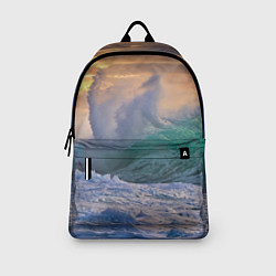 Рюкзак Штормовая волна, накатывающая на берег, цвет: 3D-принт — фото 2