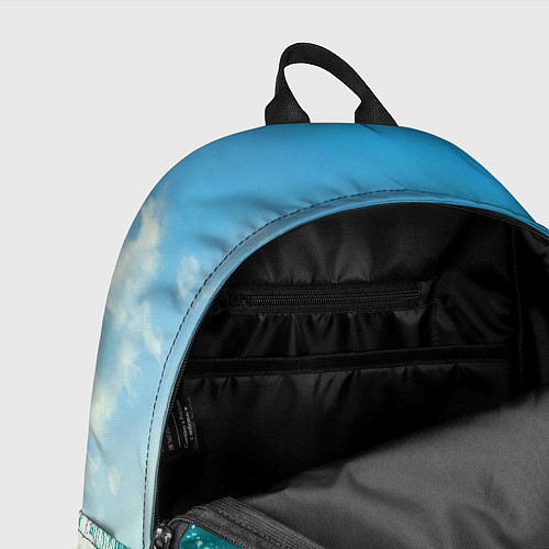 Рюкзак Волна набегает на берег / 3D-принт – фото 4