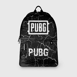 Рюкзак PUBG glitch на темном фоне: символ, надпись, цвет: 3D-принт — фото 2