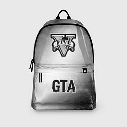 Рюкзак GTA glitch на светлом фоне: символ, надпись, цвет: 3D-принт — фото 2