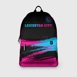 Рюкзак Leicester City - neon gradient: символ сверху, цвет: 3D-принт — фото 2