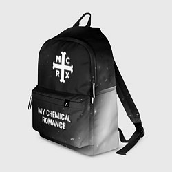 Рюкзак My Chemical Romance glitch на темном фоне: символ,, цвет: 3D-принт