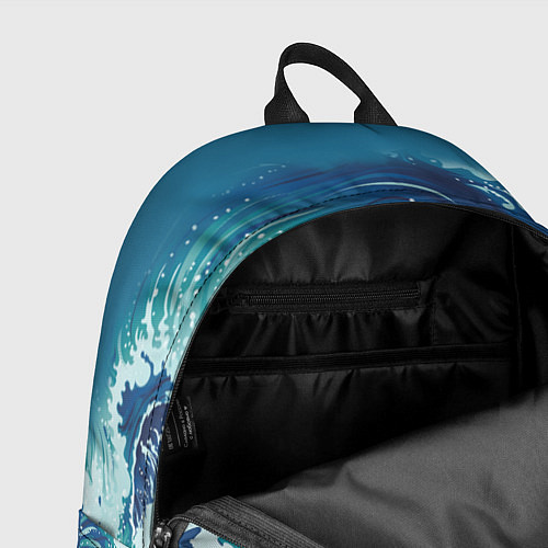 Рюкзак Несущиеся морские волны / 3D-принт – фото 4