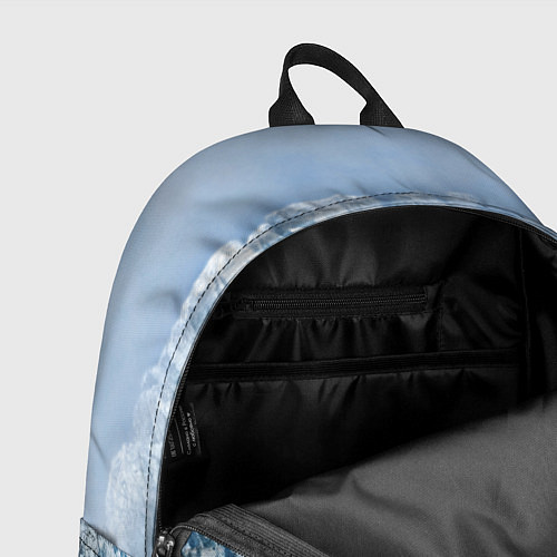 Рюкзак Ледяные горы со снегом / 3D-принт – фото 4