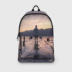Рюкзак Парень на затопленном пирсе, цвет: 3D-принт — фото 2