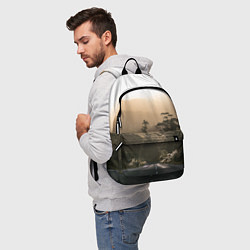 Рюкзак Дорога в закaт, цвет: 3D-принт — фото 2