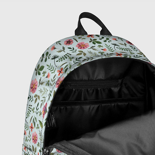 Рюкзак Мятно-цветочный / 3D-принт – фото 4