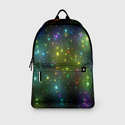 Рюкзак Маленькие неоновые звездочки, цвет: 3D-принт — фото 2