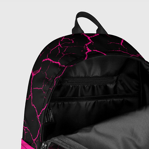 Рюкзак The Witcher - neon gradient: символ сверху / 3D-принт – фото 4