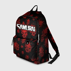 Рюкзак Samurai - Красный паттерн - Cyberpunk, цвет: 3D-принт
