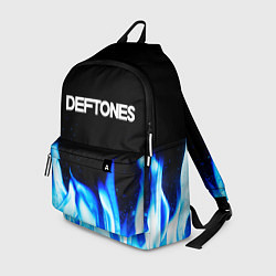 Рюкзак Deftones blue fire, цвет: 3D-принт