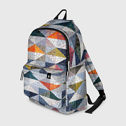 Рюкзак Каменный разноцветный паттерн, цвет: 3D-принт