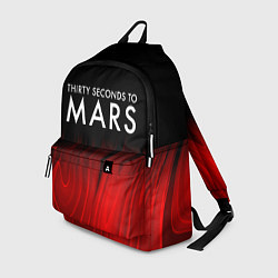 Рюкзак Thirty Seconds to Mars red plasma, цвет: 3D-принт