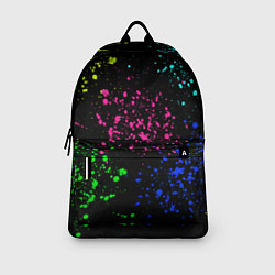 Рюкзак Брызги неоновых красок, цвет: 3D-принт — фото 2