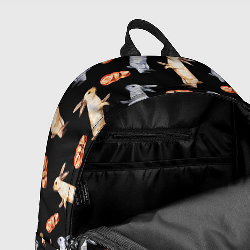 Рюкзак Акварельные кролики / 3D-принт – фото 4
