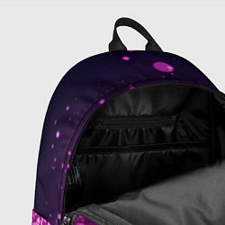 Рюкзак Розовые блёстки на тёмном фоне, цвет: 3D-принт — фото 2