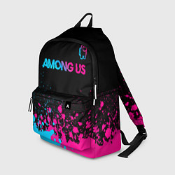 Рюкзак Among Us - neon gradient: символ сверху, цвет: 3D-принт