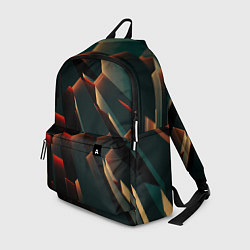 Рюкзак Абстрактная геометрия во тьме, цвет: 3D-принт