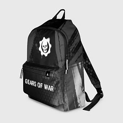 Рюкзак Gears of War glitch на темном фоне: символ, надпис, цвет: 3D-принт