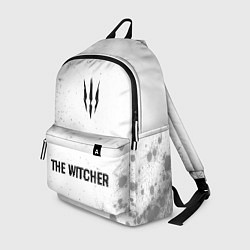 Рюкзак The Witcher glitch на светлом фоне: символ, надпис, цвет: 3D-принт