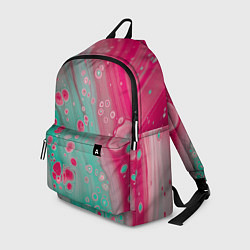 Рюкзак Розовые и голубые краски, цвет: 3D-принт