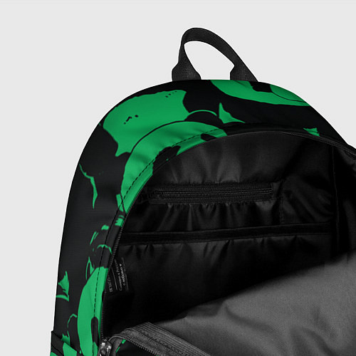 Рюкзак Panda green pattern / 3D-принт – фото 4