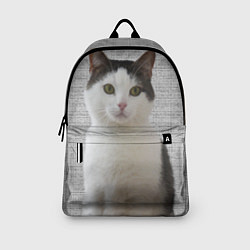 Рюкзак Задумчивый котик, цвет: 3D-принт — фото 2