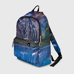 Рюкзак Горы и лес у озера, цвет: 3D-принт