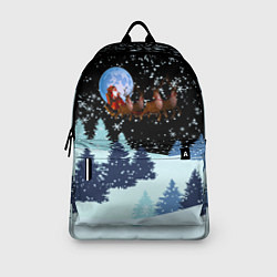 Рюкзак Санта на оленях в ночном небе, цвет: 3D-принт — фото 2
