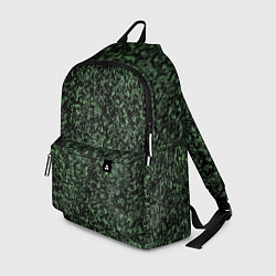 Рюкзак Черный и зеленый камуфляжный, цвет: 3D-принт