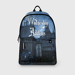 Рюкзак Уэнсдэй Аддамс - замок, цвет: 3D-принт — фото 2