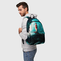 Рюкзак Бушующее море, цвет: 3D-принт — фото 2