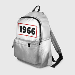 Рюкзак 1966 - в красной рамке на светлом, цвет: 3D-принт