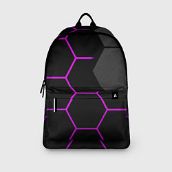 Рюкзак Крупные неоновые соты, цвет: 3D-принт — фото 2