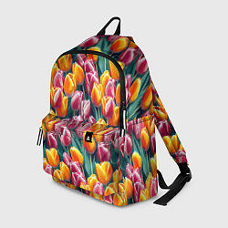 Рюкзак Роскошные тюльпаны, цвет: 3D-принт