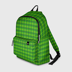 Рюкзак Шотландка зеленая крупная, цвет: 3D-принт
