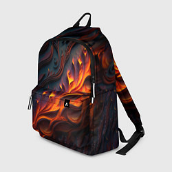 Рюкзак Огненный орнамент с языками пламени, цвет: 3D-принт