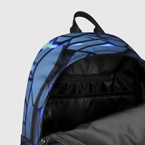 Рюкзак Светящаяся синяя лава / 3D-принт – фото 4