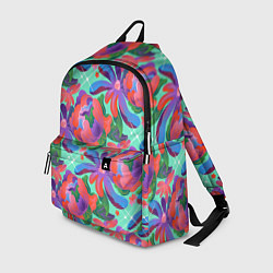 Рюкзак Цветочный паттерн арт, цвет: 3D-принт