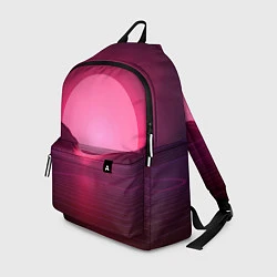 Рюкзак Неоновый закат, цвет: 3D-принт
