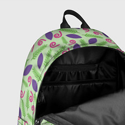 Рюкзак Спиралька веточка и листок, цвет: 3D-принт — фото 2
