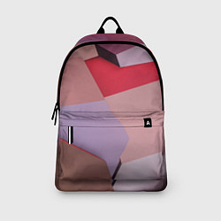 Рюкзак Розовое абстрактное множество кубов, цвет: 3D-принт — фото 2