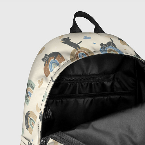 Рюкзак Котики на радуге - паттерн / 3D-принт – фото 4