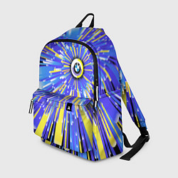 Рюкзак BMW - neon pattern - Germany, цвет: 3D-принт